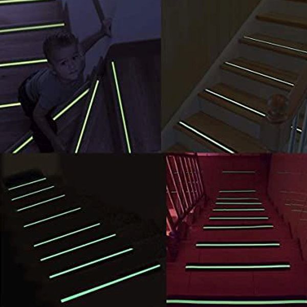 Anti-Slip High Traction Safety Grit Tape Tape Glowing in Dark for Stair Treads 