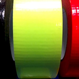 Hi Vis Fluorescent Yellow Adhesive Cloth Tape