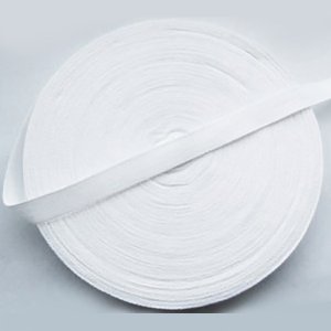  Bleached Pure White Cotton Tie Tape