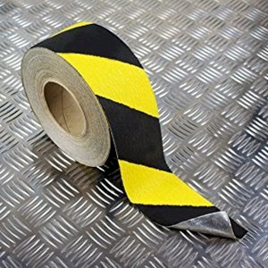 Self Adhesive Conformable Grip Non Slip Tape Black & Yellow