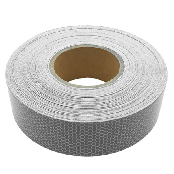 Silver Vinyl Adhesive Heavy Duty Reflective Bikers Tape