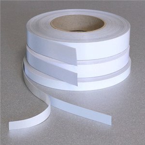 White Faced Steel Tape with Self Adhesive Backing