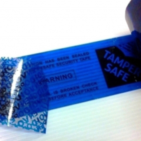 Printed Tampersafe Tamper Proof / Evident Security Parcel Tape 